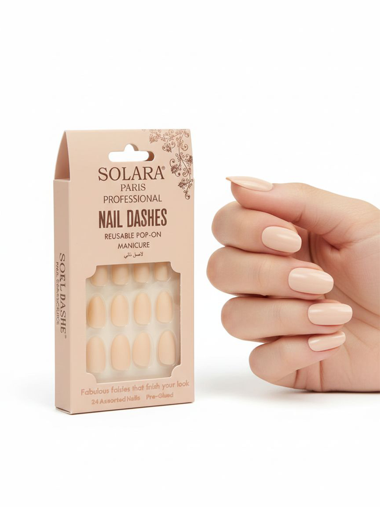 SOLARA PARIS Professional Nail Dashes – 24 Pieces