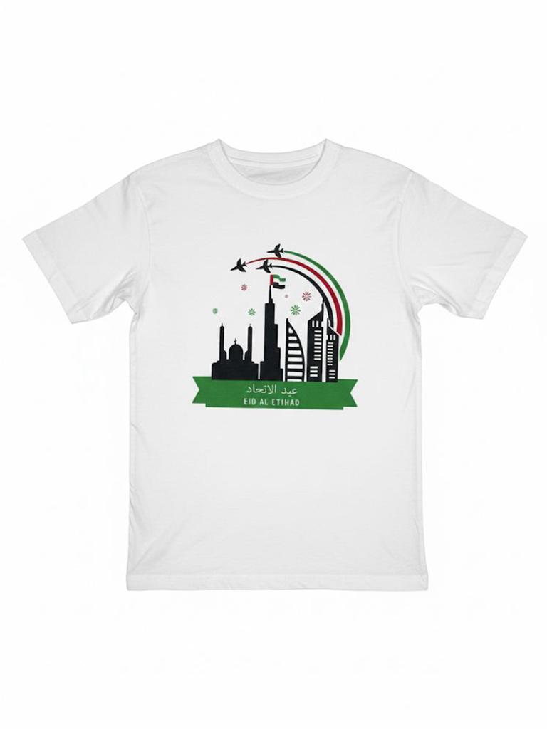 Eid Al Etihad T-Shirt – UAE National Design