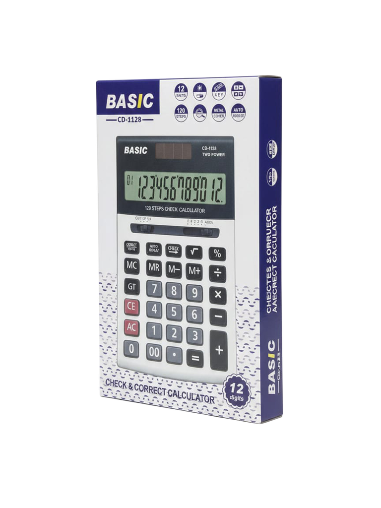 BASIC CD-1128 Desktop Calculator