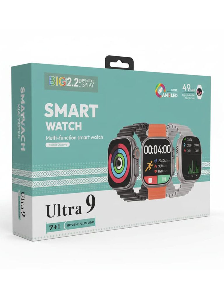 Ultra 9 Smart Watch – 2.2" Display