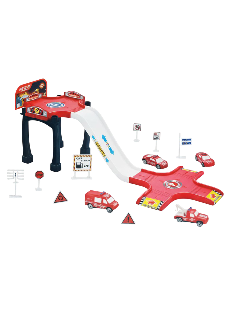 Rescue Parking Toy Set – DIY Assembly for Ages 3+