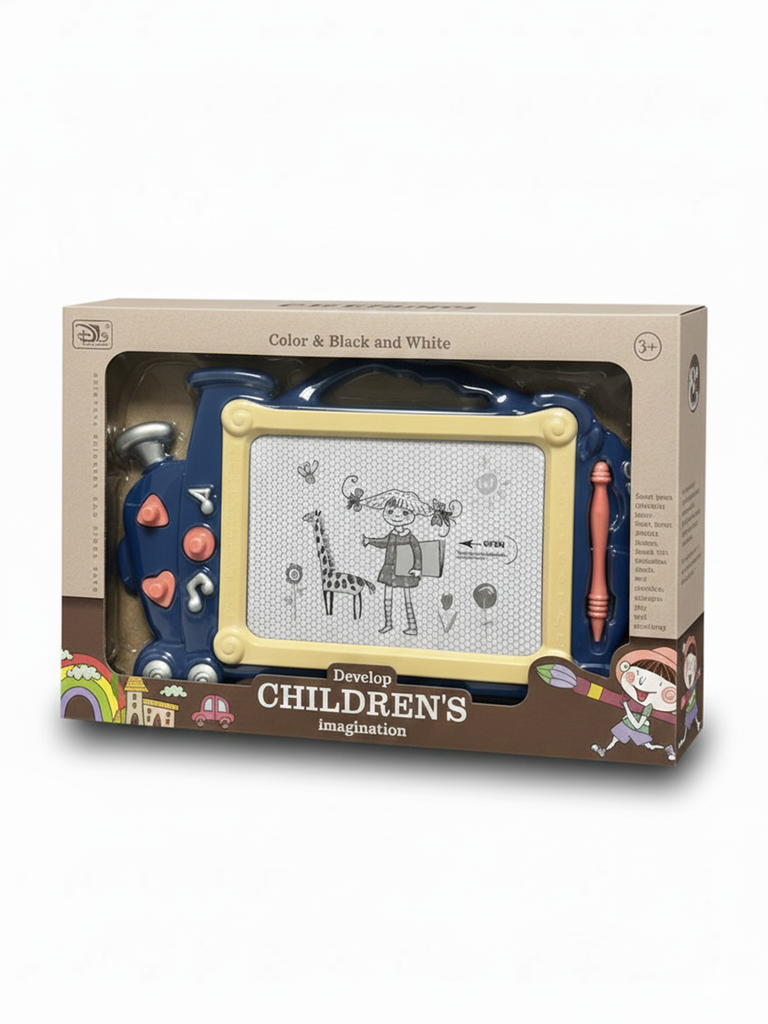 Magnetic Drawing Board – Color  Black & White Edition