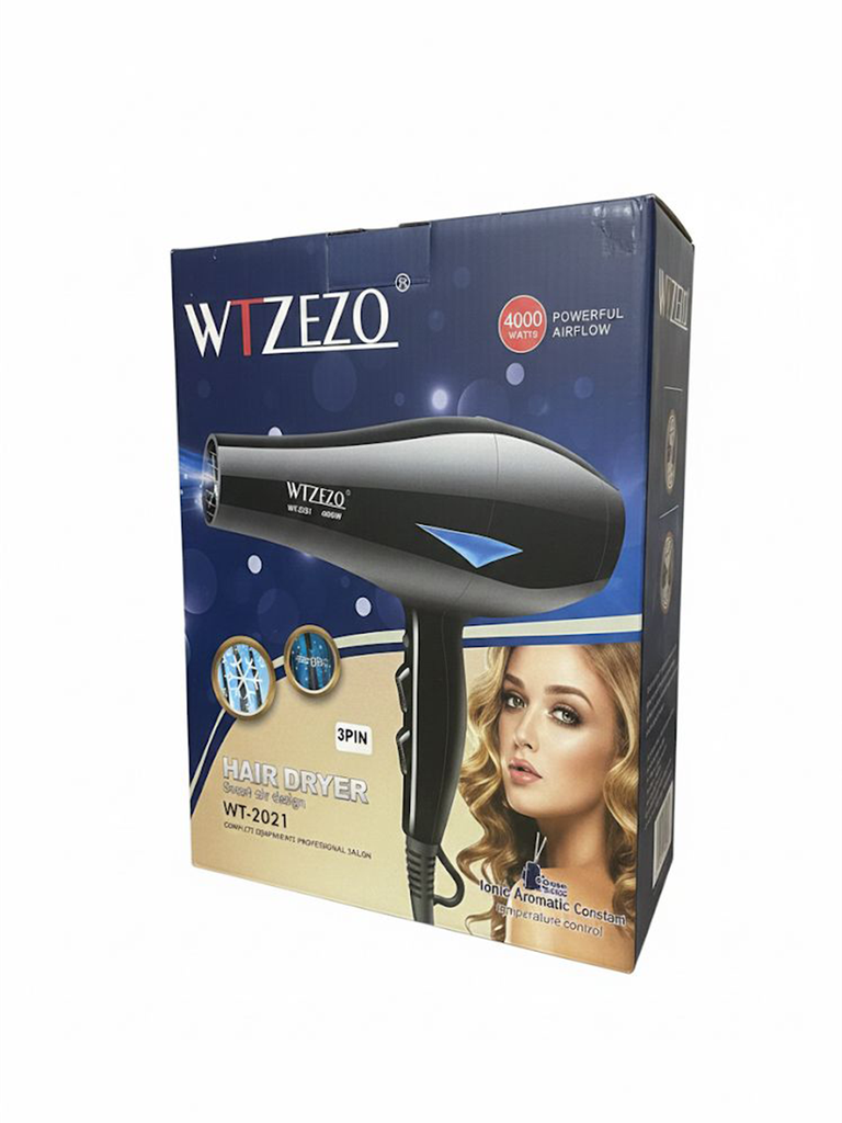 مجفف الشعر WTZEZO WT-2021 – قوة أيونية 4000 واط