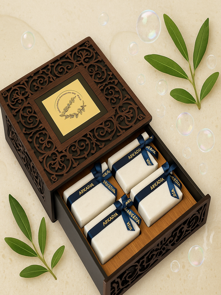 Natural laurel soap box