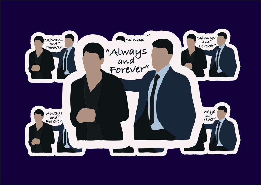 Always And Forever Sticker