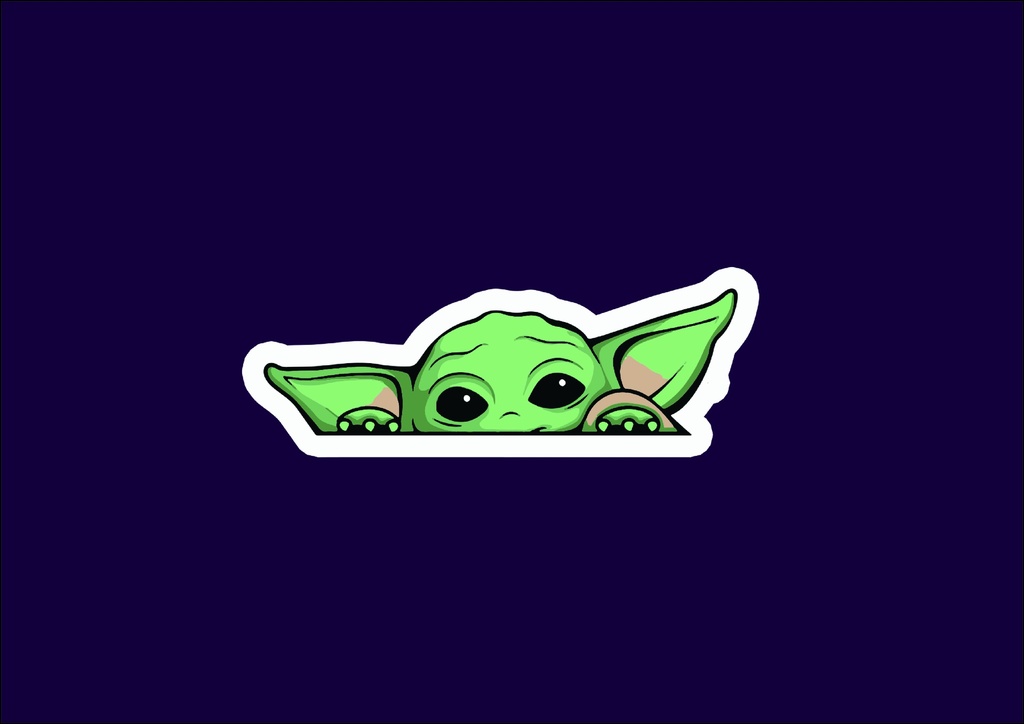 Baby Yoda Sticker