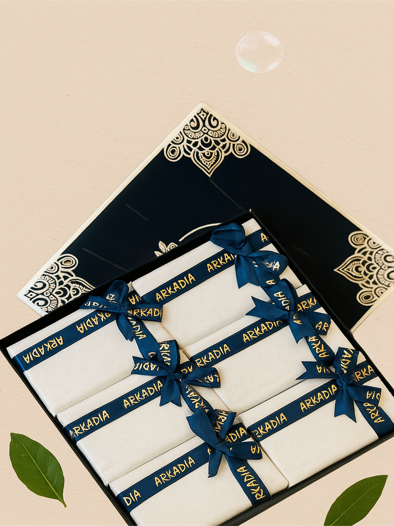 Natural laurel soap with the scent of oud and amber