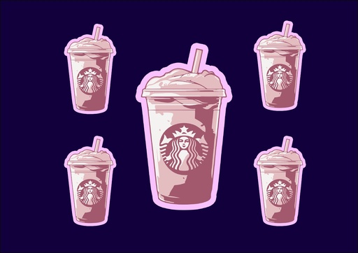 Starbucks Pink Drink Sticker