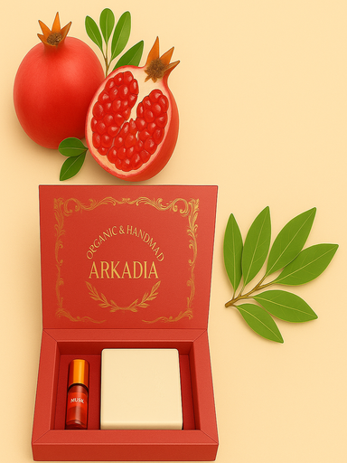 laurel soap with pomegranate musk