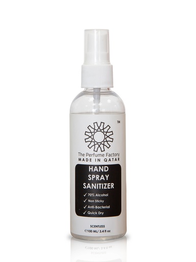 HAND SPRAY SANITIZER - SCENTLESS - 100 ML
