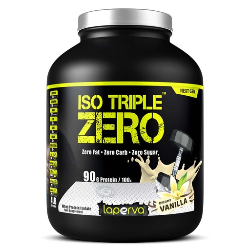 Laperva Iso Triple Zero Next Generation Whey Protein, Dreamy Vanilla, 4 LB