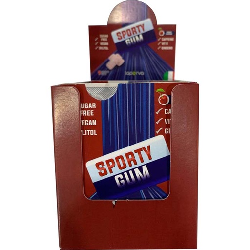 Laperva Sporty Gum, Cherry, Box of 8 Pieces