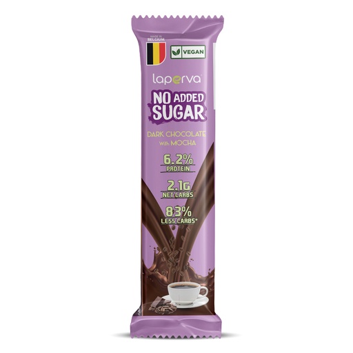 Laperva No Added Sugar Chocolate Bar, Dark Chocolate With Mocha, 1 Bar