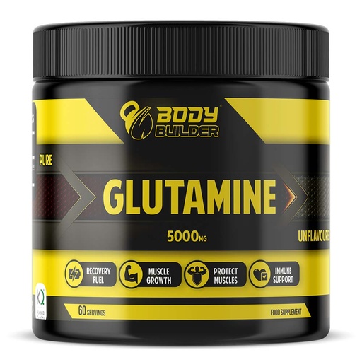 Body Builder Glutamine, 60, Unflavored