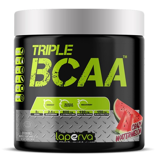 Laperva Triple BCAA, Crazy Watermelon, 30