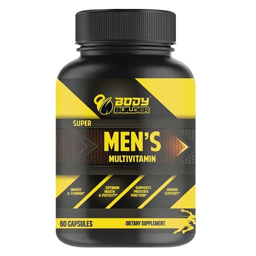 Body Builder Super Men's Multivitamin, 60 Capsules