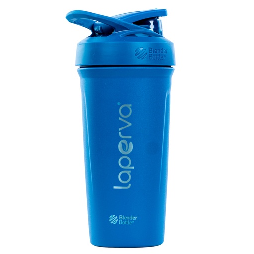 Laperva Blender Bottle Stainless Steel Shaker, Blue