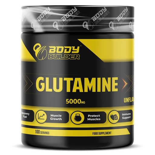 Body Builder Glutamine, 100, Unflavored