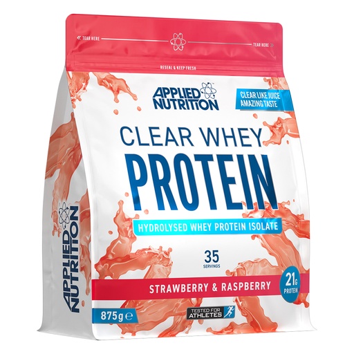 Applied Nutrition Clear Whey Protein, Strawberry & Raspberry, 875 GM