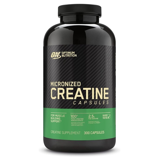 Optimum Nutrition Micronized Creatine Capsules, 300 Capsules