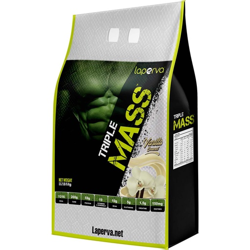Laperva Triple Mass Gainer, Vanilla Caramel, 13 LB