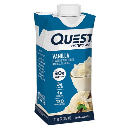 Quest Nutrition Protein Shake, Vanilla, 325 ML