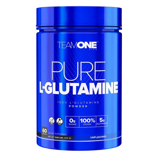 Team One Pure L-Glutamine, Unflavored, 60