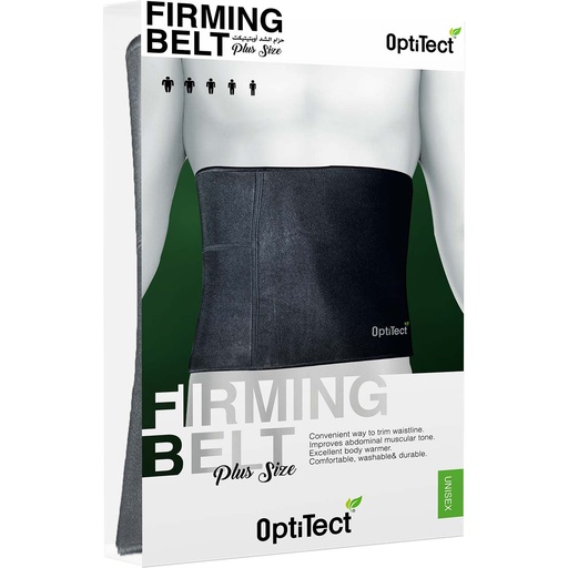 Optitect Firming Belt, Free Size, Black