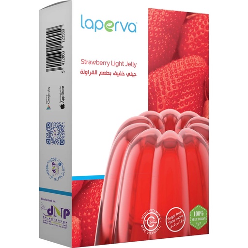 Laperva Diet Jelly, Strawberry, 170 gm