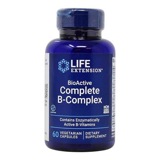Life Extension Bio Active Complete B Complex, 60 Veggie Capsules