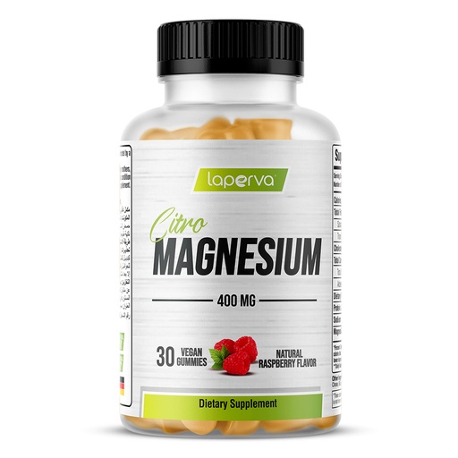 Laperva Citro Magnesium, 30 Vegan Gummies, 400 mg