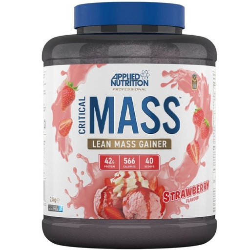 Applied Nutrition Critical Mass Lean Mass Gainz, Strawberry, 2.45 Kg