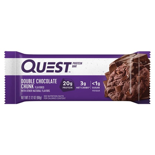 Quest Nutrition Protein Bar, Double Chocolate Chunk, 1 Bar