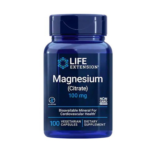 Life Extension Magnesium, 100 Veggie Capsules, 100 mg