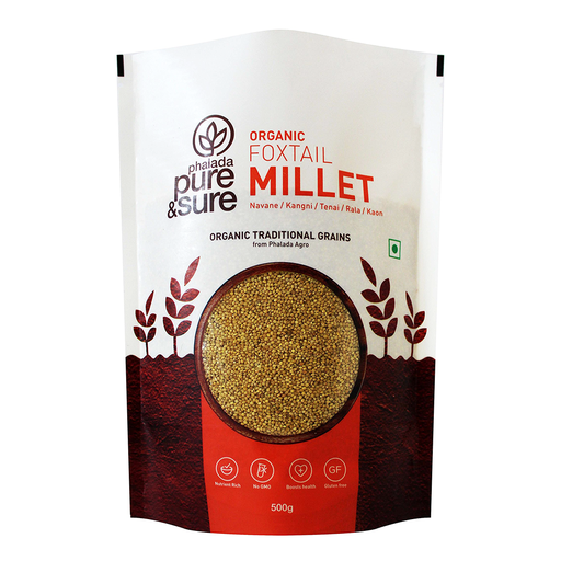 Pure & Sure Organic Foxtail Millet, 500 Gm