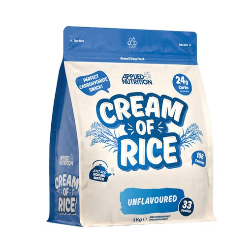 Applied Nutrition Cream of Rice, Unflavored, 1 kg