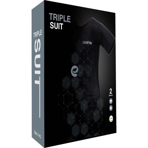 Laperva Triple Suit, 2 XL, Black
