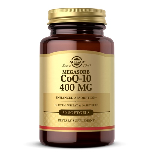 Solgar Megasorb Coq10, 400 mg, 30 Softgels