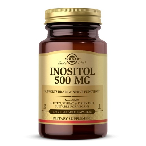 Solgar Inositol, 100 Veggie Capsules, 500 mg