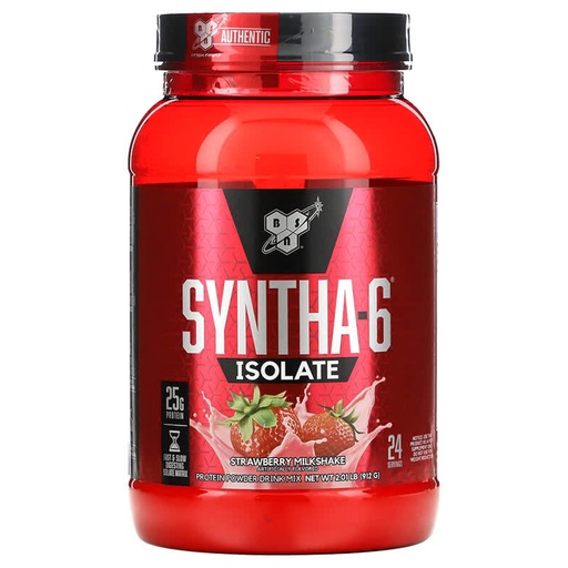 Bsn Syntha 6 Isolate, Strawberry Milkshake, 2 LB