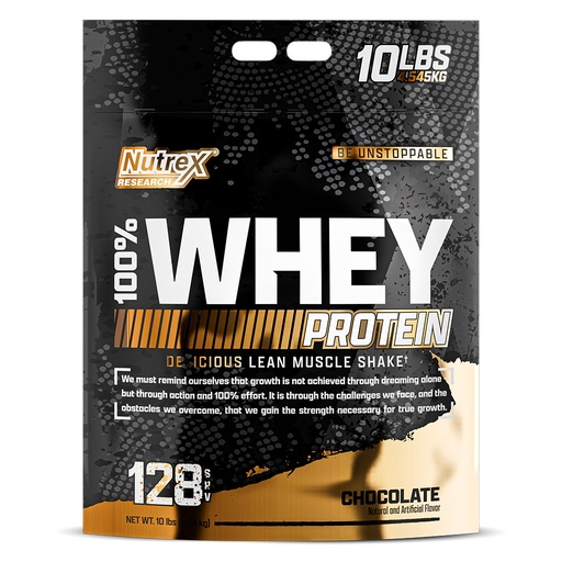 Nutrex Research 100% Whey, Chocolate, 10 LB