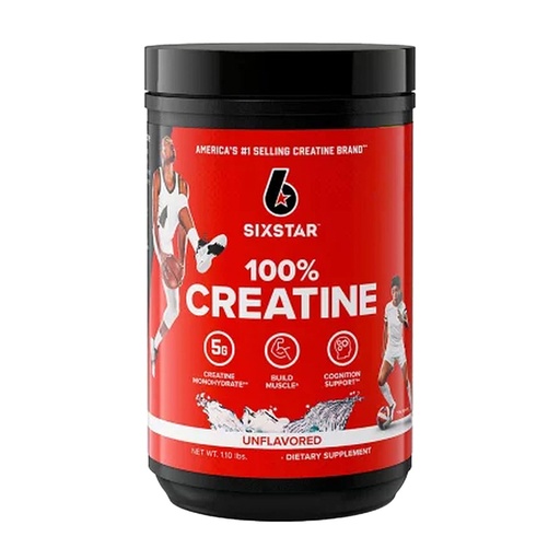 SixStar 100% Creatine, Unflavored, 400 Gm