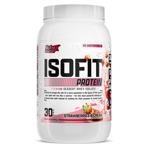 Nutrex Research Isofit, Strawberries & Cream, 2 LB
