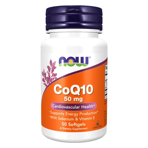 Now COQ10, 50 Softgels, 50 mg