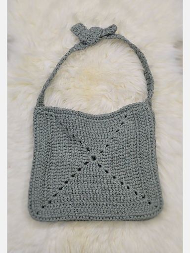 Light Green Crochet Handbag