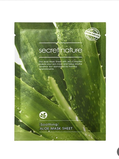 Secret Nature mask with aloe vera