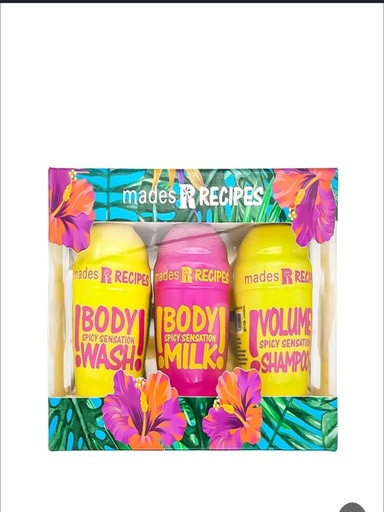 The group is three products for body and hair care