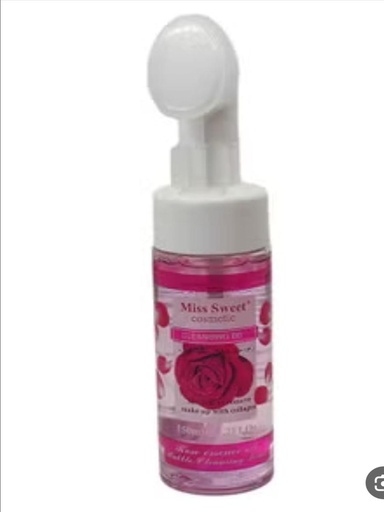 Foam for makeup remover and cleansing the skin