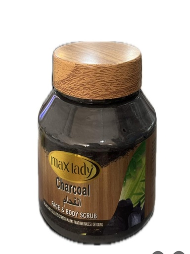 Max Lady Charcoal Face & Body Scrub