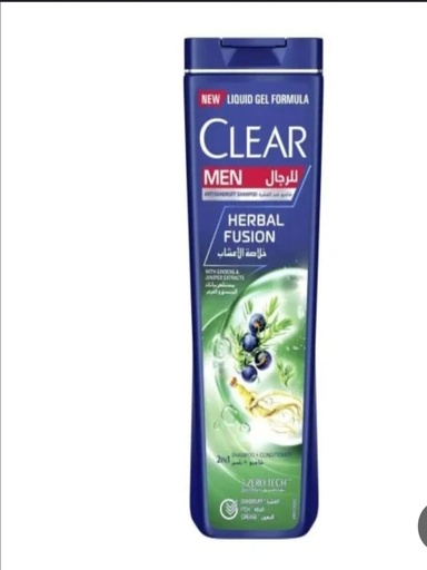 2-in-1 Shampoo & Conditioner for Men from CLEAR, with herbal extract.